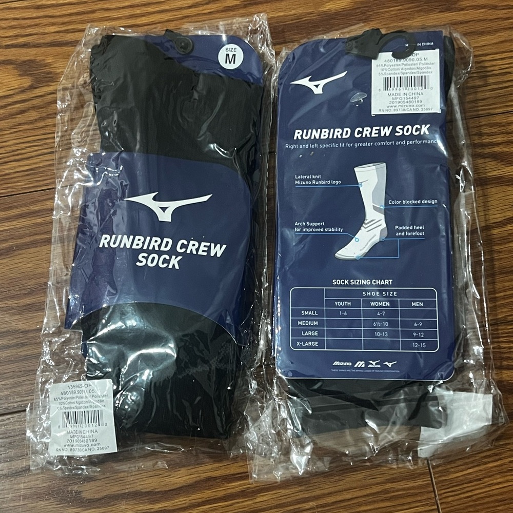 Mizuno Runbird Crew Sock